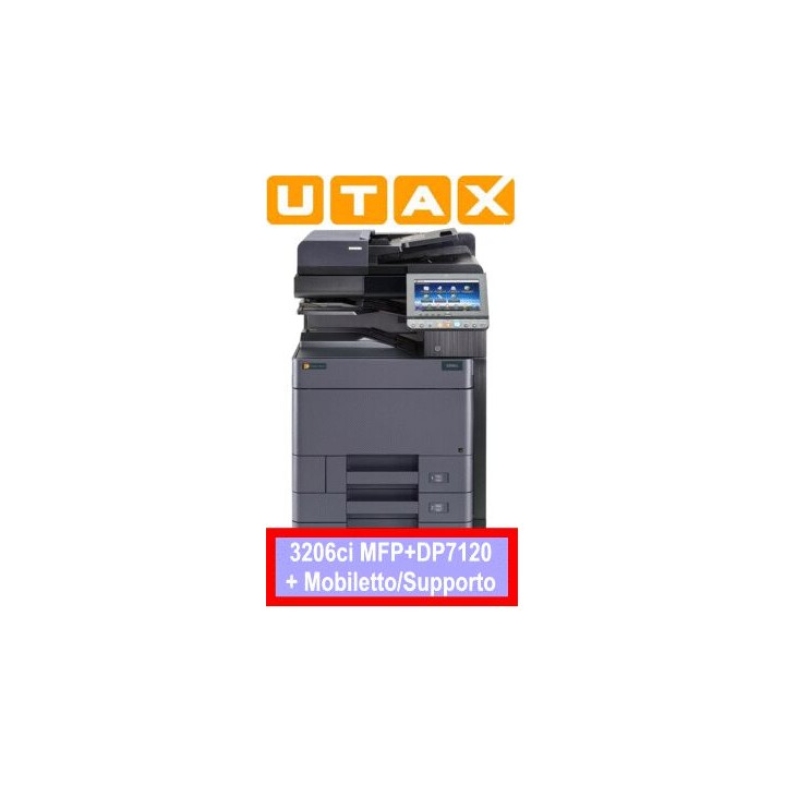 Bundle: MULTIFUNZIONE A3 Colore 3206ci MFP (1102RL3UT0) + DP-7120 (1203RJ5UT0) + Supporto-76 (891LD00003)
