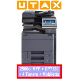 Bundle: MULTIFUNZIONE A3 Colore 2506ci MFP (1102L73UT0) + DP-7120 (1203RJ5UT0) + Supporto-76 (891LD00003)