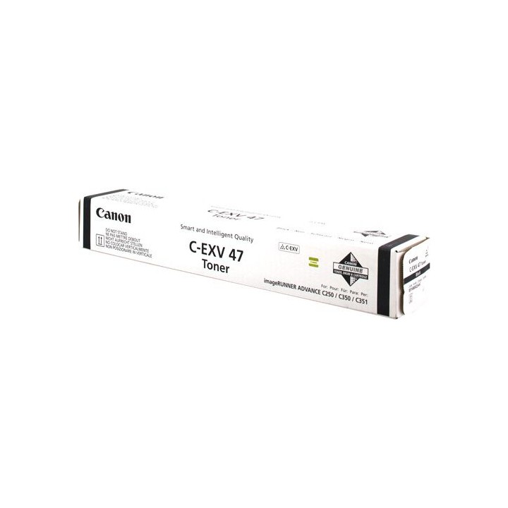 Toner Originale Nero (C-EXV47) 8516B002, C-EXV47 CANON Conf.1 - Pag.19000