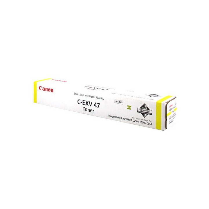Toner Originale Giallo (C-EXV47) 8519B002, C-EXV47 CANON Conf.1 - Pag.21500