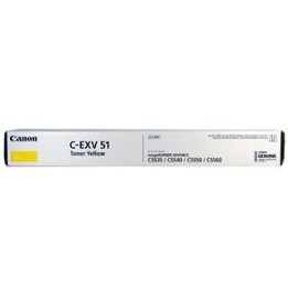 Toner Originale Giallo (C-EXV51) 0484C002, C-EXV51 CANON Conf.1 - Pag.60000