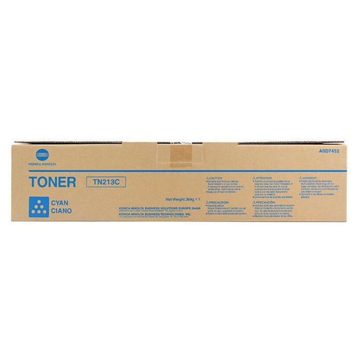 Toner Originale Ciano A0D7452, TN213C MINOLTA Conf.1