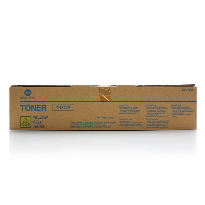 Toner Originale Giallo A0D7251, TN314Y MINOLTA Conf.1