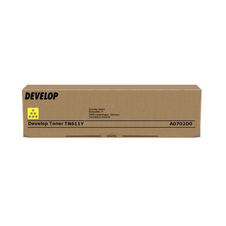 Toner Originale Giallo A0702D0, TN-611Y DEVELOP Conf.1