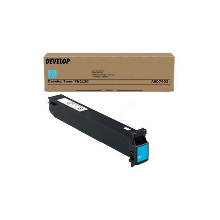 Toner Originale Ciano A0D74D2, TN-213C DEVELOP Conf.1