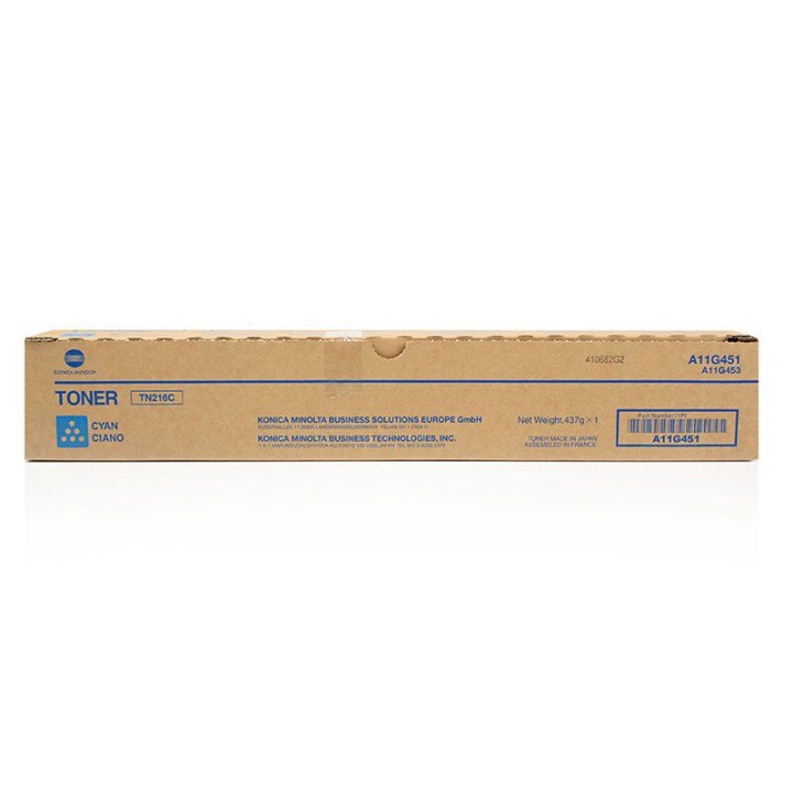 Toner Originale Ciano A11G451, TN216C MINOLTA Conf.1