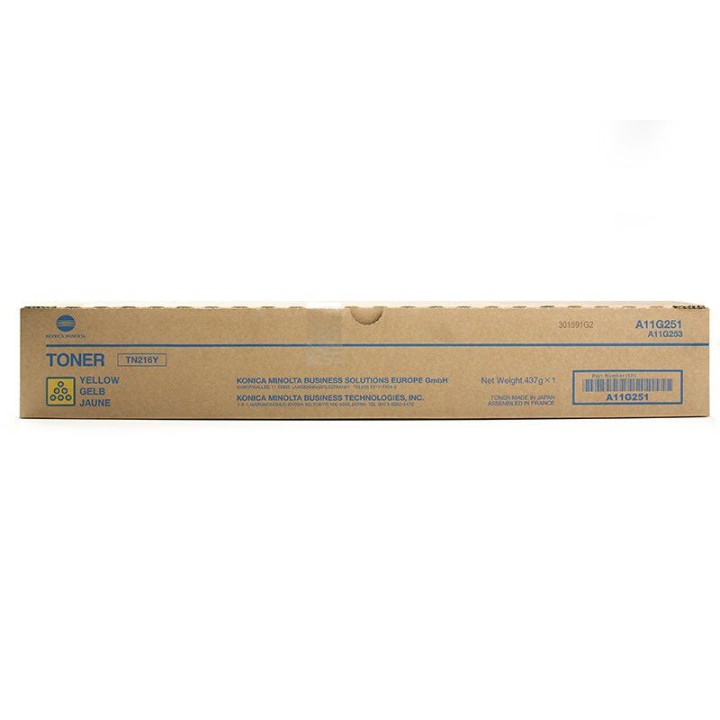 Toner Originale Giallo A11G251, TN216Y MINOLTA Conf.1