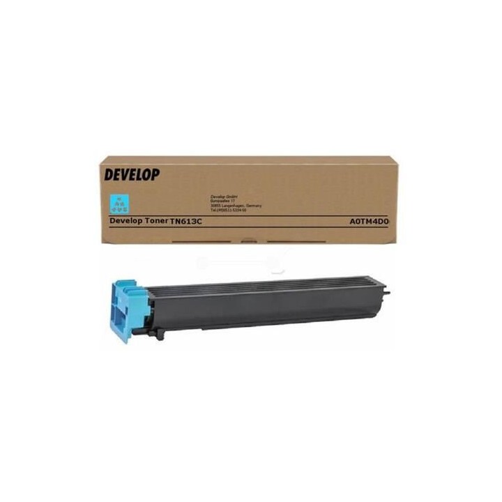 Toner Originale Ciano A0TM4D0, TN-613C DEVELOP Conf.1