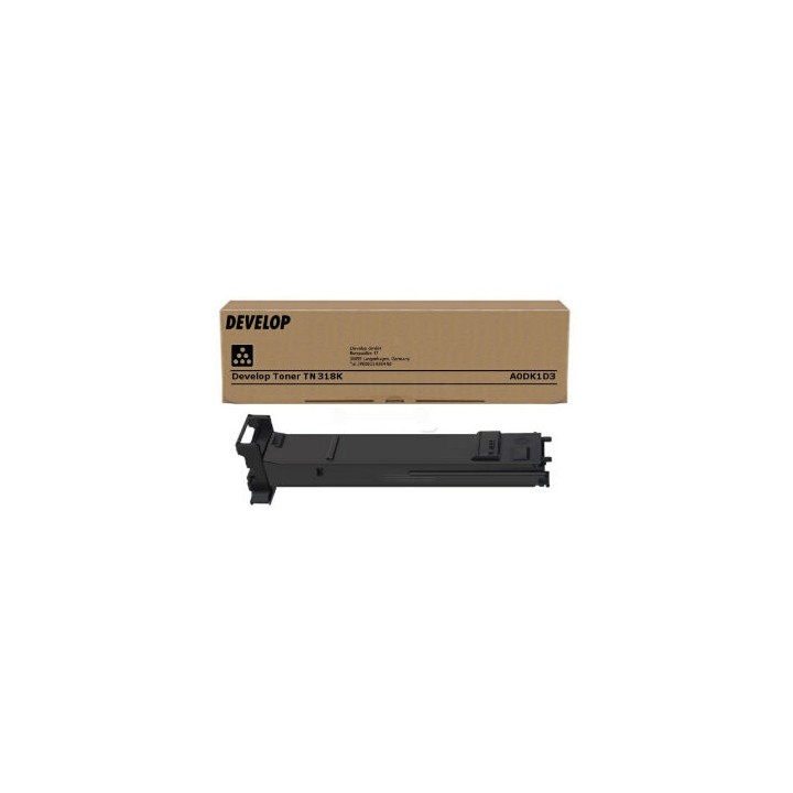 Toner Originale Nero A0DK1D3, TN-318 DEVELOP Conf.1 - Pag.8000