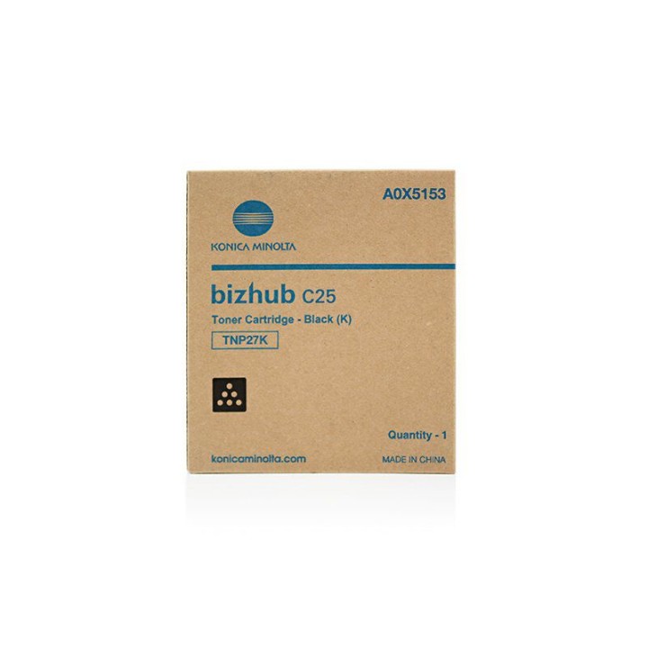 Toner Originale Nero A0X5153, TNP27 MINOLTA Conf.1 - Pag.5200