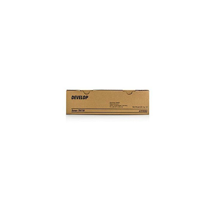 Toner Kit Originale A3VW0D0, A3VW0D2, TN-118 DEVELOP Conf.1x2 - Pag.12000