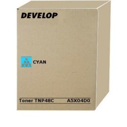 Toner Originale Ciano A5X04D0, TNP-48C DEVELOP Conf.1 - Pag.10000