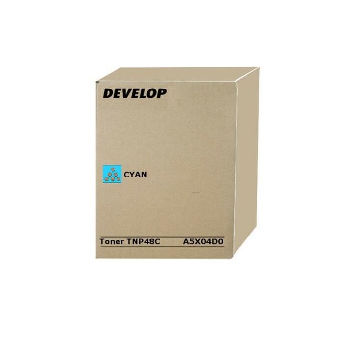 Toner Originale Ciano A5X04D0, TNP-48C DEVELOP Conf.1 - Pag.10000