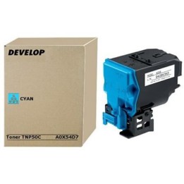 Toner Originale Ciano A0X54D7, TNP-50C DEVELOP Conf.1 - Pag.5000
