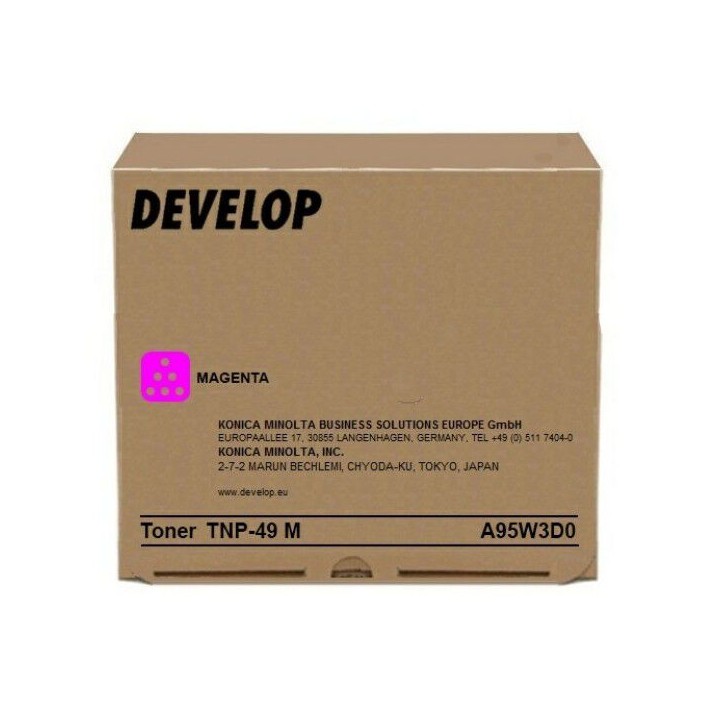 Toner Originale Magenta A95W3D0, TNP-49M DEVELOP Conf.1 - Pag.12000