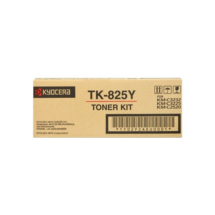 Toner Originale Giallo (TK-825Y) 1T02FZAEU0, TK-825Y MITA/KYOCERA Conf.1 - Pag.7000