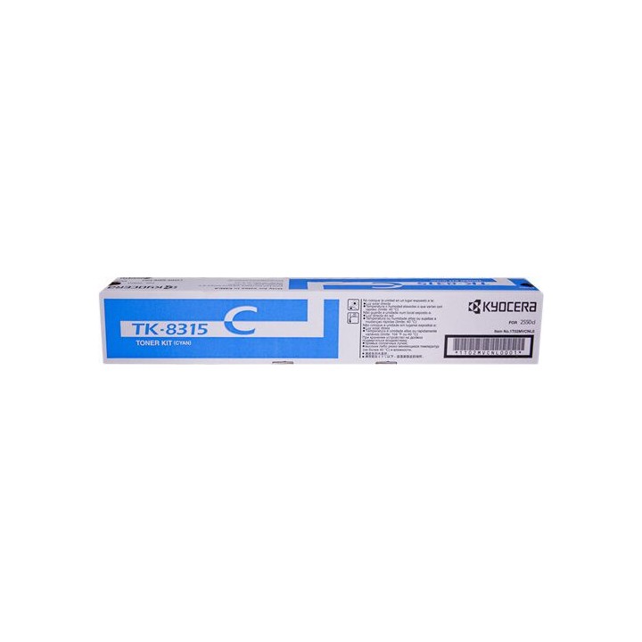 Toner Originale Ciano (TK-8315C) 1T02MVCNL0, TK-8315C MITA/KYOCERA Conf.1 - Pag.6000