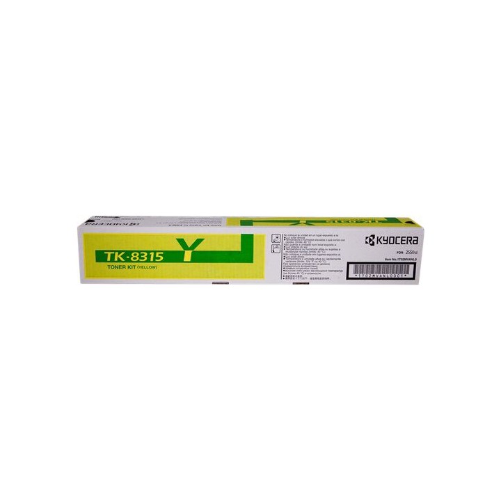 Toner Originale Giallo (TK-8315Y) 1T02MVANL0, TK-8315Y MITA/KYOCERA Conf.1 - Pag.6000