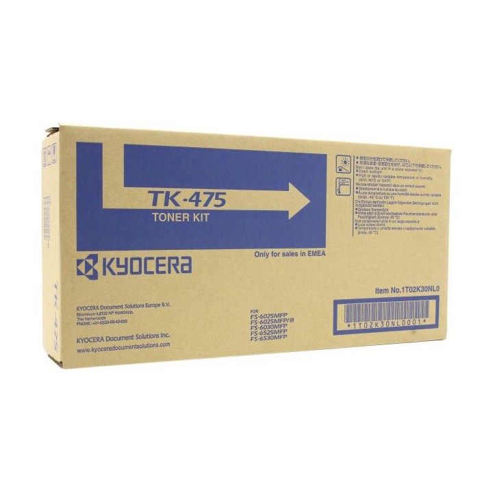 Toner Originale (TK-475) 1T02K30NL0, TK-475 MITA/KYOCERA Conf.1 - Pag.15000