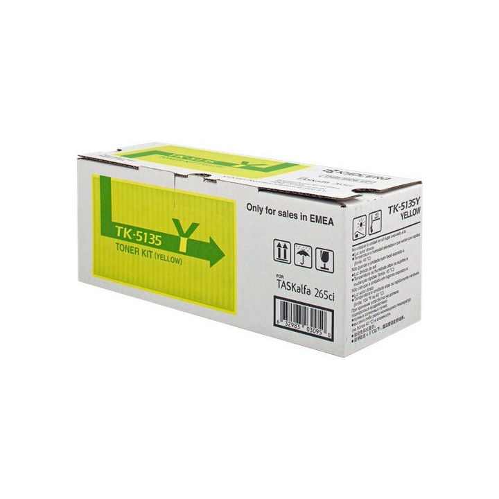 Toner Originale Giallo (TK-5135Y) 1T02PAANL0, TK-5135Y MITA/KYOCERA Conf.1 - Pag.5000