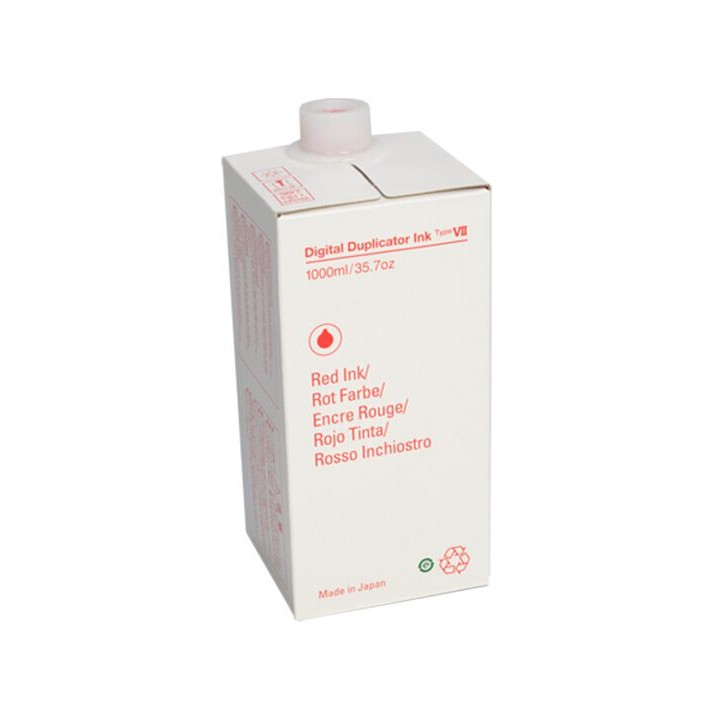 Inchiostro Kit Originale Rosso (1000cc) 893233, CPI12RED, Type VII RICOH Conf.1x3
