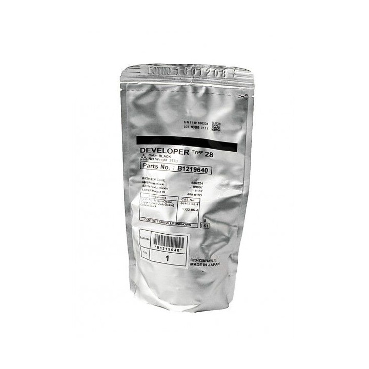 Developer Originale 888224, B121-9640, B121-9645, DD11BLK, K162, Type 28 RICOH Conf.1 - Pag.60000