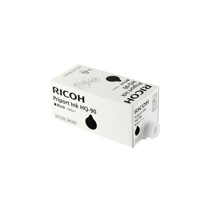 Inchiostro Kit Originale Nero (1000cc) 817161, 817162, CPI12BLK, HQ-90, Type VII RICOH Conf.1x6