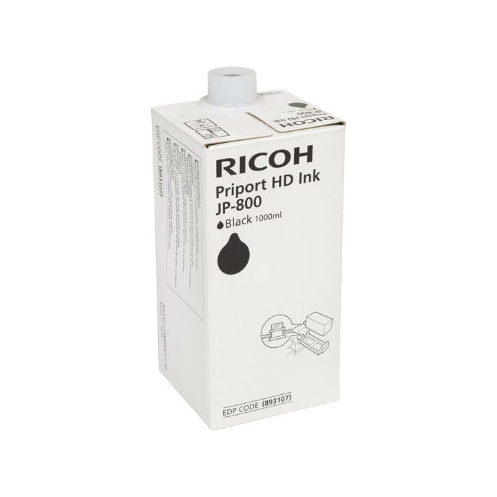 Inchiostro Kit Originale Nero HD (1000cc) 893107, PINKNEROJP70 RICOH Conf.1x6 - Pag.3000