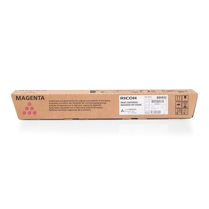 Toner Originale Magenta 842036, 884932, 884944, 888610, 888622, 89040228, DTC4500MGT, K204/M, Type C4500 RICOH Conf.1