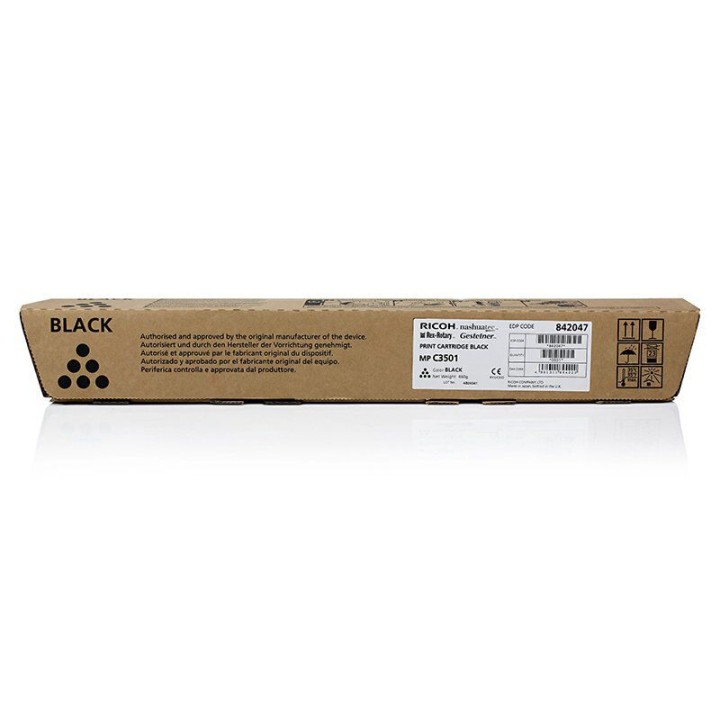Toner Originale Nero 841424, 841579, 842047, MP C3501E RICOH Conf.1 - Pag.22500