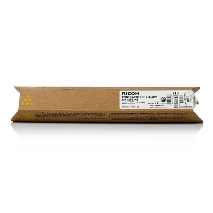 Toner Originale Giallo 841507, 841511, 842062, 842466, RHC2551EYLW, TYPE C2551E RICOH Conf.1 - Pag.9500