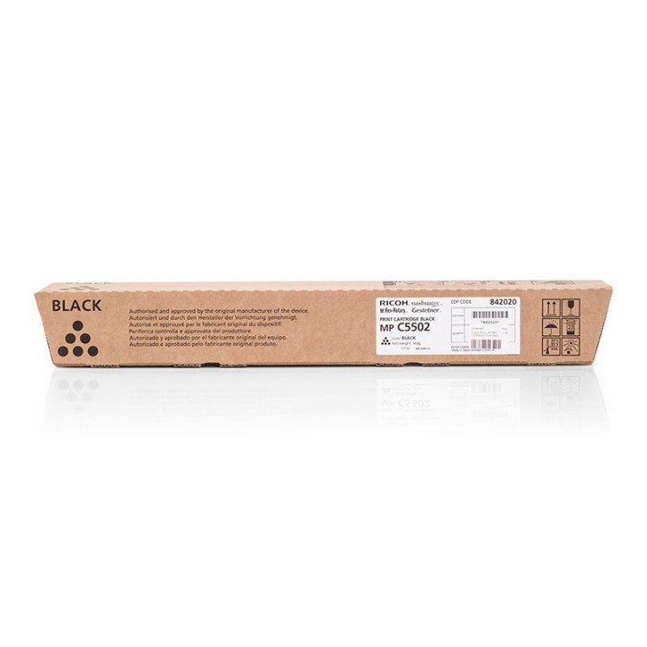 Toner Originale Nero 841683, 841755, 841759, 842020, RHC5502EBLK RICOH Conf.1