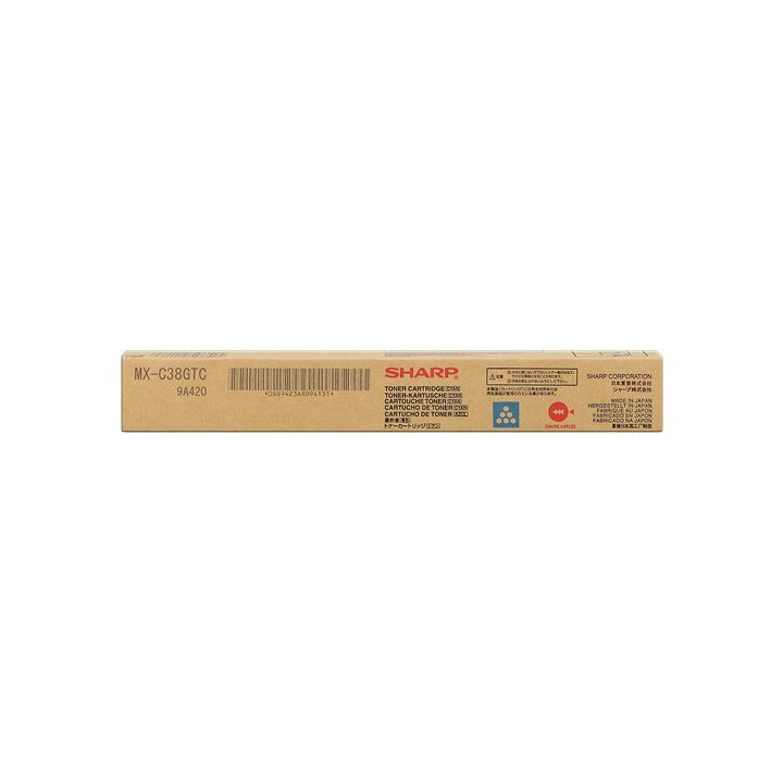 Toner Originale Ciano MX-C38GTC SHARP Conf.1
