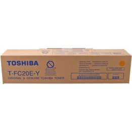Toner Originale Giallo (T-FC20EY) 6AJ00000070, 6AJ00000267, T-FC20EY TOSHIBA Conf.1 - Pag.16800