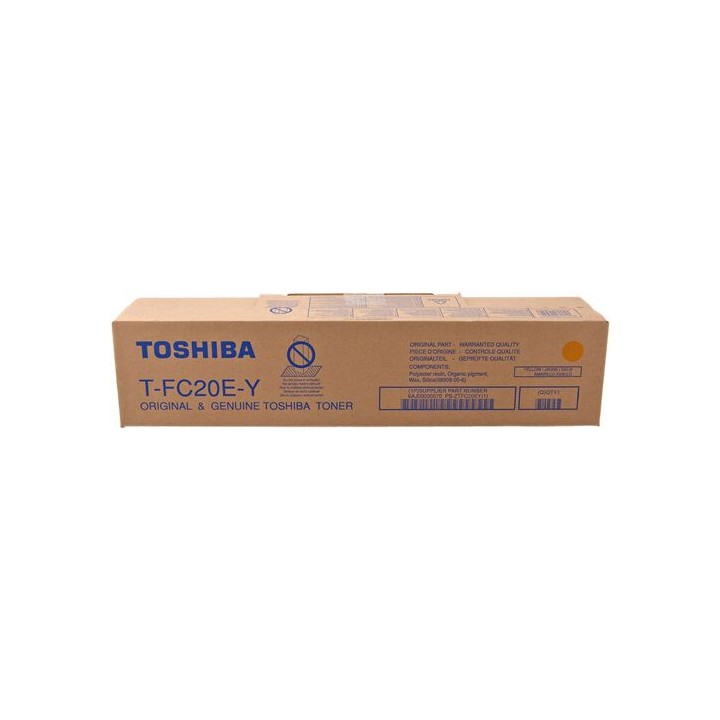 Toner Originale Giallo (T-FC20EY) 6AJ00000070, 6AJ00000267, T-FC20EY TOSHIBA Conf.1 - Pag.16800