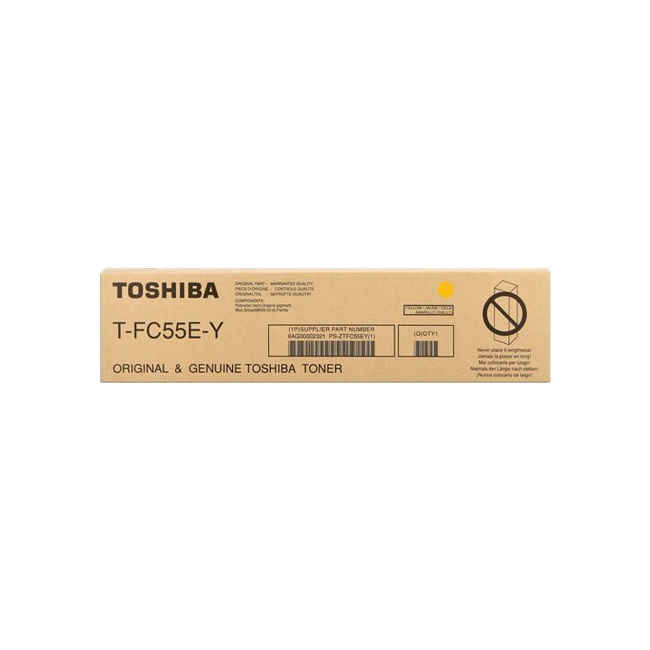 Toner Originale Giallo (T-FC55E-Y) 6AK00000117, 6AK00000465, T-FC55E-Y TOSHIBA Conf.1 - Pag.26500
