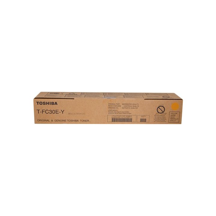 Toner Originale Giallo (T-FC30EY) 6AG00004454, 6AJ00000095, 6AJ00000207, 6AJ00000284, T-FC30EY TOSHIBA Conf.1 - Pag.33600