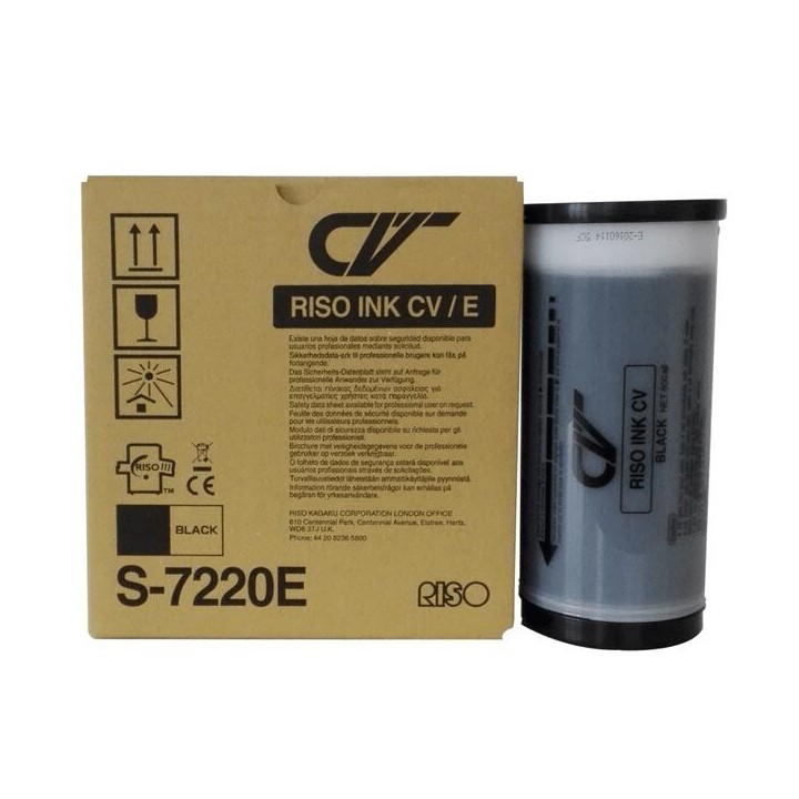 Cartucce Inchiostro Kit Originale Nero S-7220E RISOGRAPH Conf.1x2