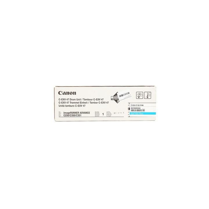 Tamburo Originale Ciano (C-EXV47) 8521B002, C-EXV47 CANON Conf.1 - Pag.33000