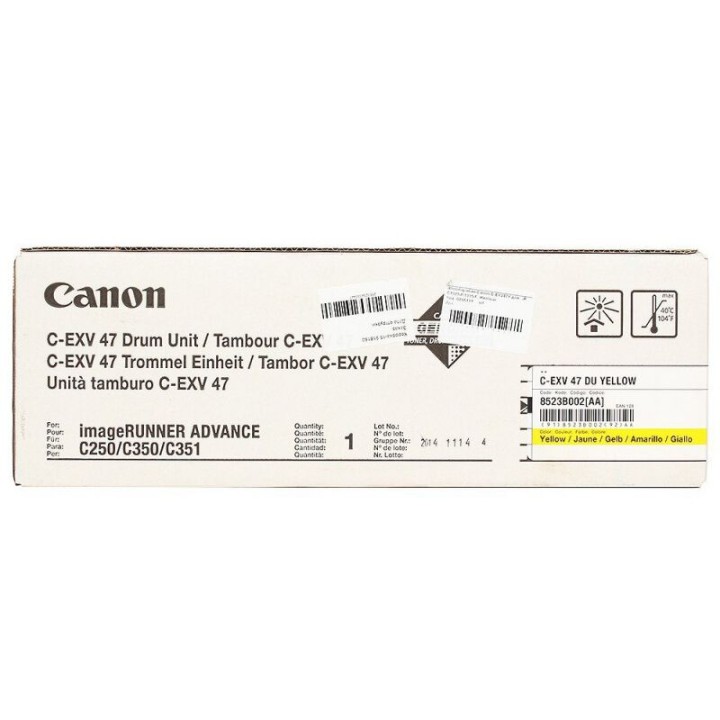 Tamburo Originale Giallo (C-EXV47) 8523B002, C-EXV47 CANON Conf.1 - Pag.33000