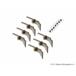 Rullino Alimentazione ADF Completo Compatibile A548-1271 GESTETNER Conf.10