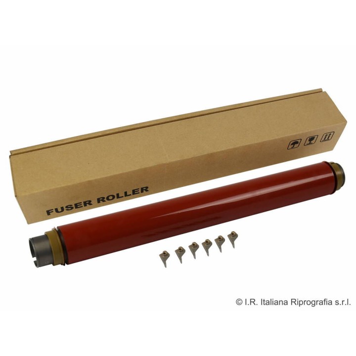 Rullo Fusore Superiore + Unghiette (6) + Boccole (2) Compat. MX-753UH SHARP Conf.1