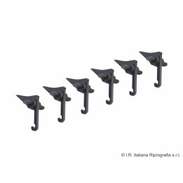 Kit Unghiette Superiori Compatibili 44202983000 TOSHIBA Conf.1x6