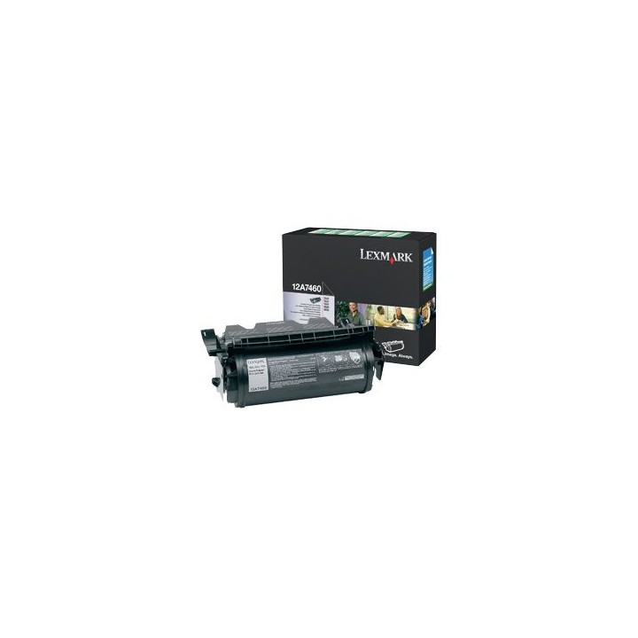 Cartuccia Originale (Return Program) 12A7460 LEXMARK Conf.1 - Pag.5000