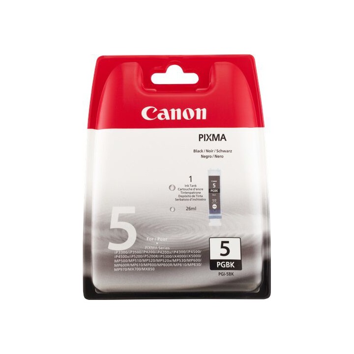 Serbatoio Originale Nero (PGI-5BK) 0628B001, PGI-5BK CANON Conf.1