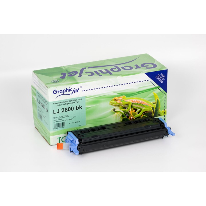 Cartuccia Rigenerata Nero (124A) 124A, Q6000A HP Conf.1 - Pag.2500