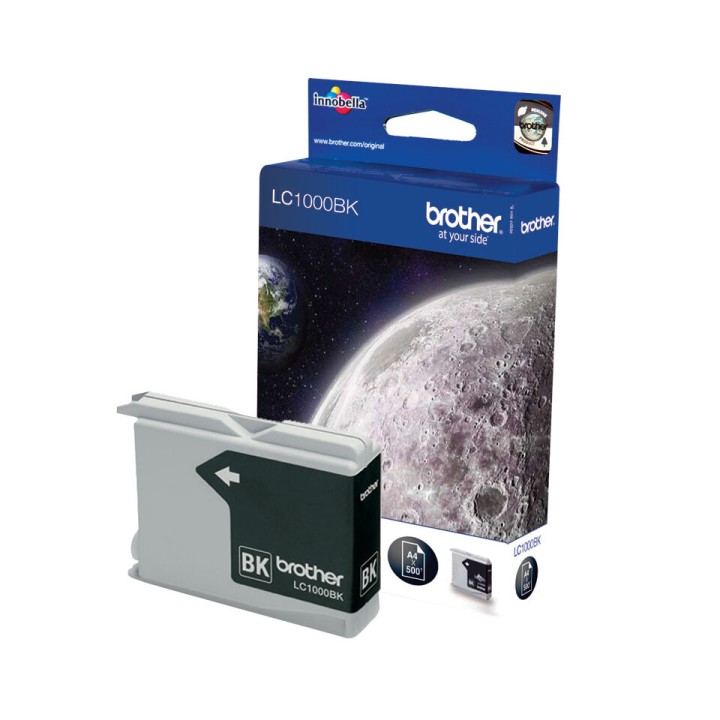 Cartuccia Ink-jet Originale Nero LC-1000BK BROTHER Conf.1 - Pag.500