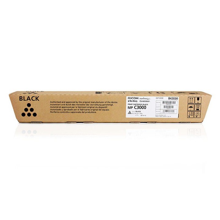 Toner Originale Nero 842030, 884946, 884950, 888640, 888672, 89040202, DT3000BLK, K198, Type C3000E bk RICOH Conf.1 - Pag.20000
