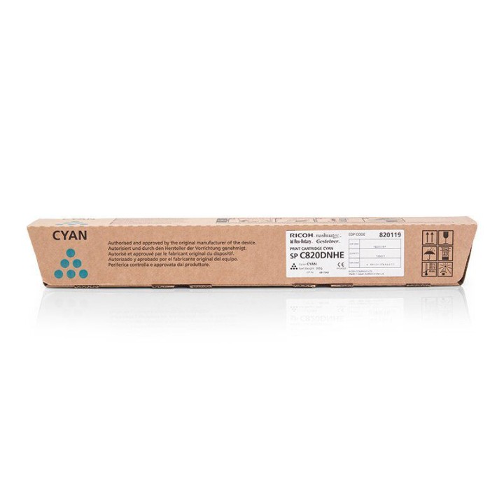 Toner Originale Ciano 820119, 821049, 821061 RICOH Conf.1 - Pag.15000