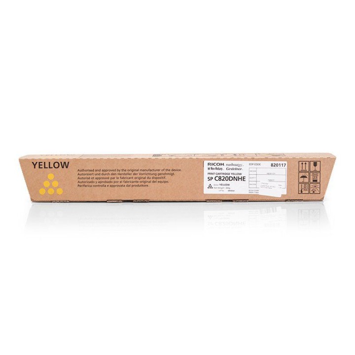 Toner Originale Giallo 820117, 821047, 821059 RICOH Conf.1 - Pag.15000